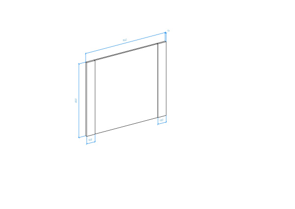 Зеркало (96х80) Bellezza Лоренцо 4619117000368